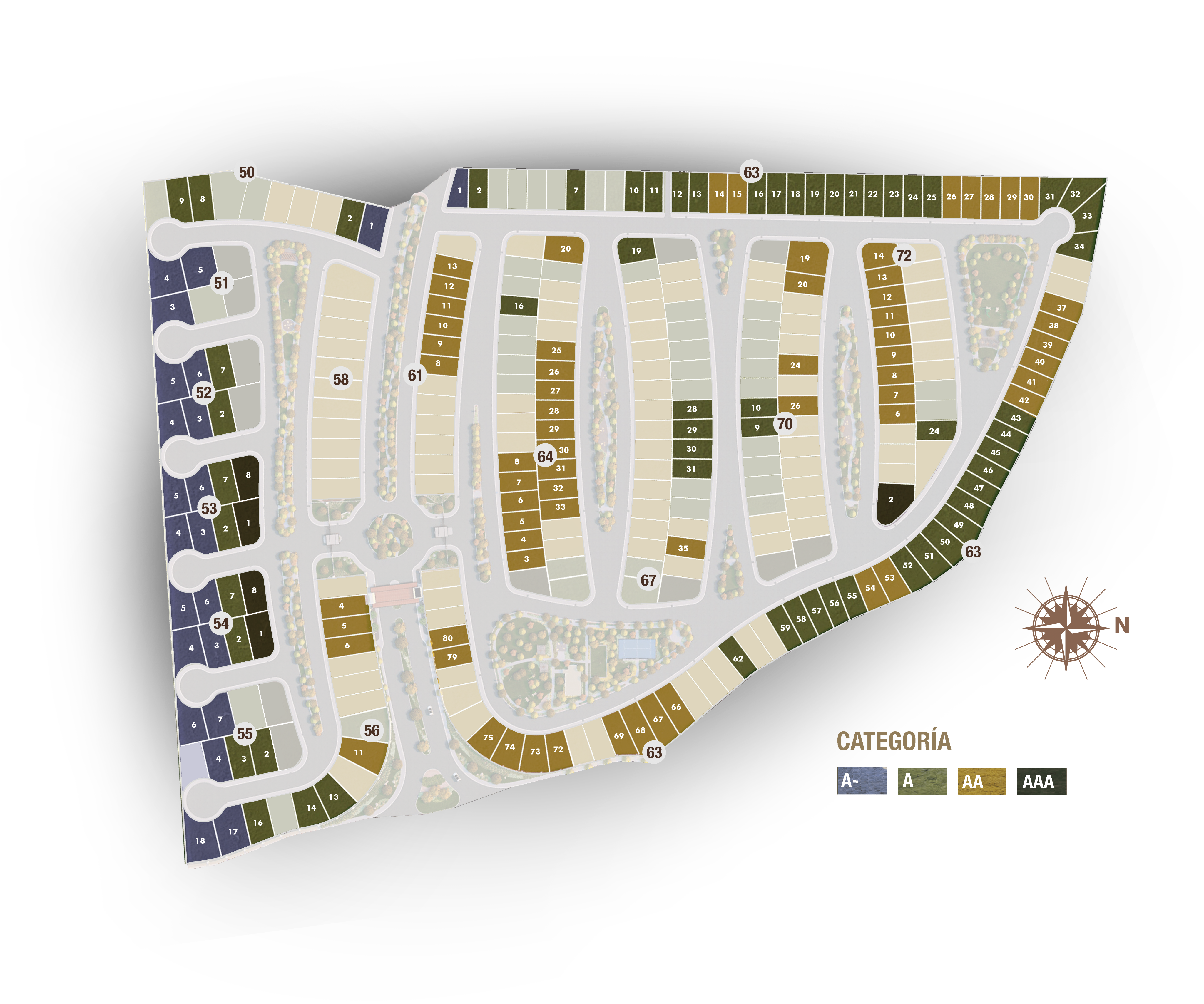 Mapa Terrenos Disponibles
