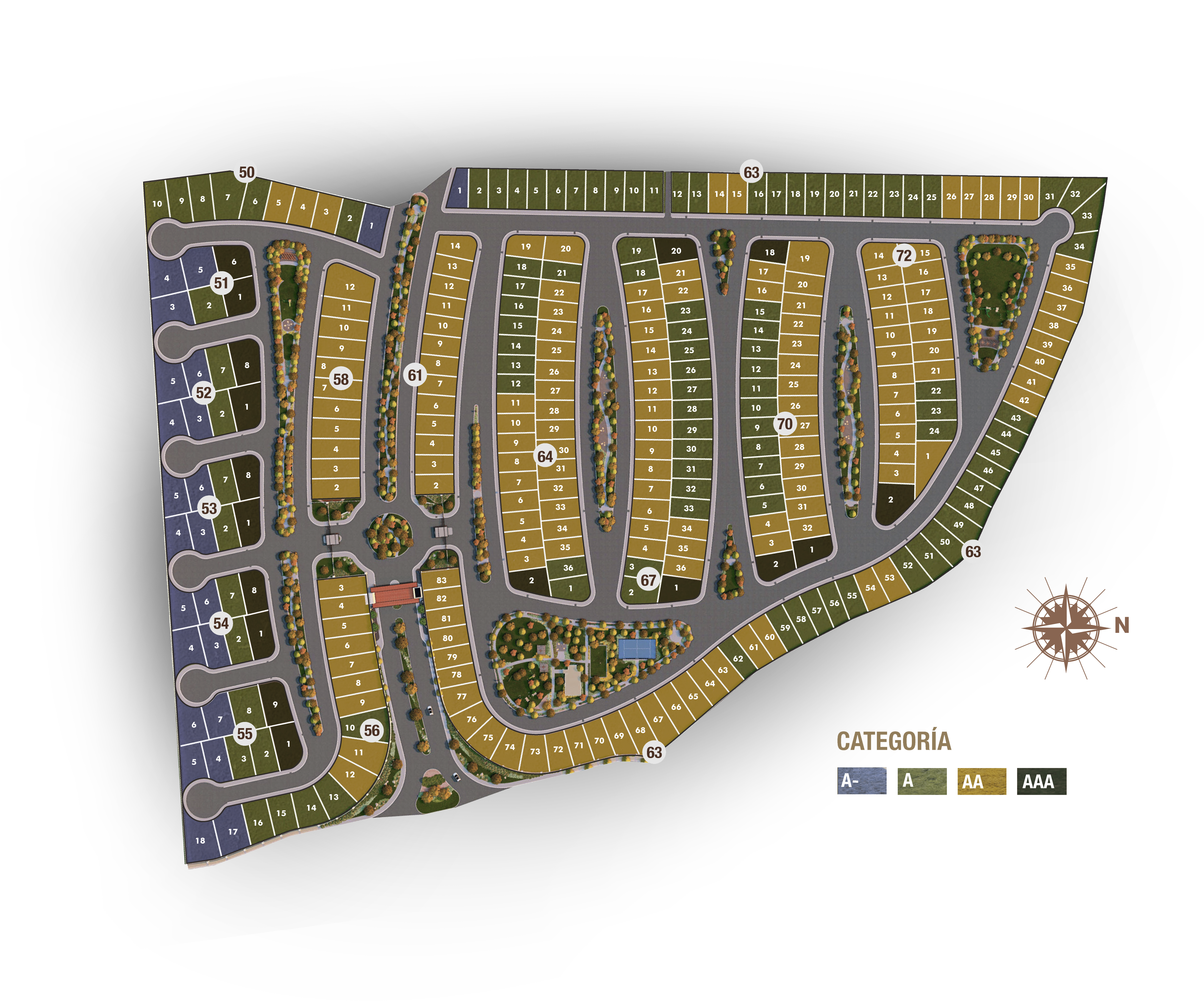 Mapa Terrenos Vendidos